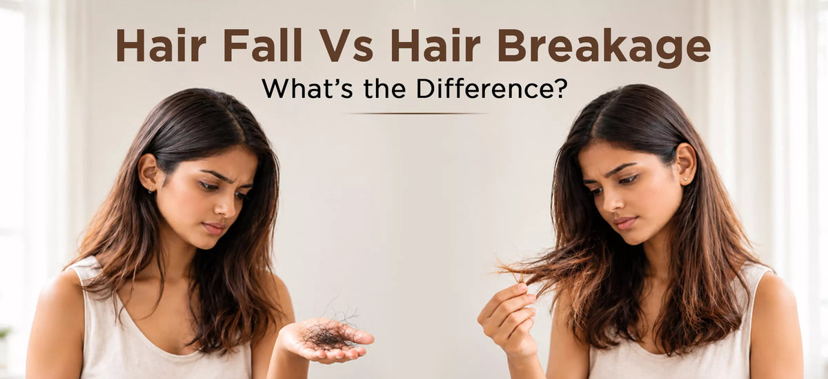Hair Fall vs Hair Breakage: What’s the Difference?