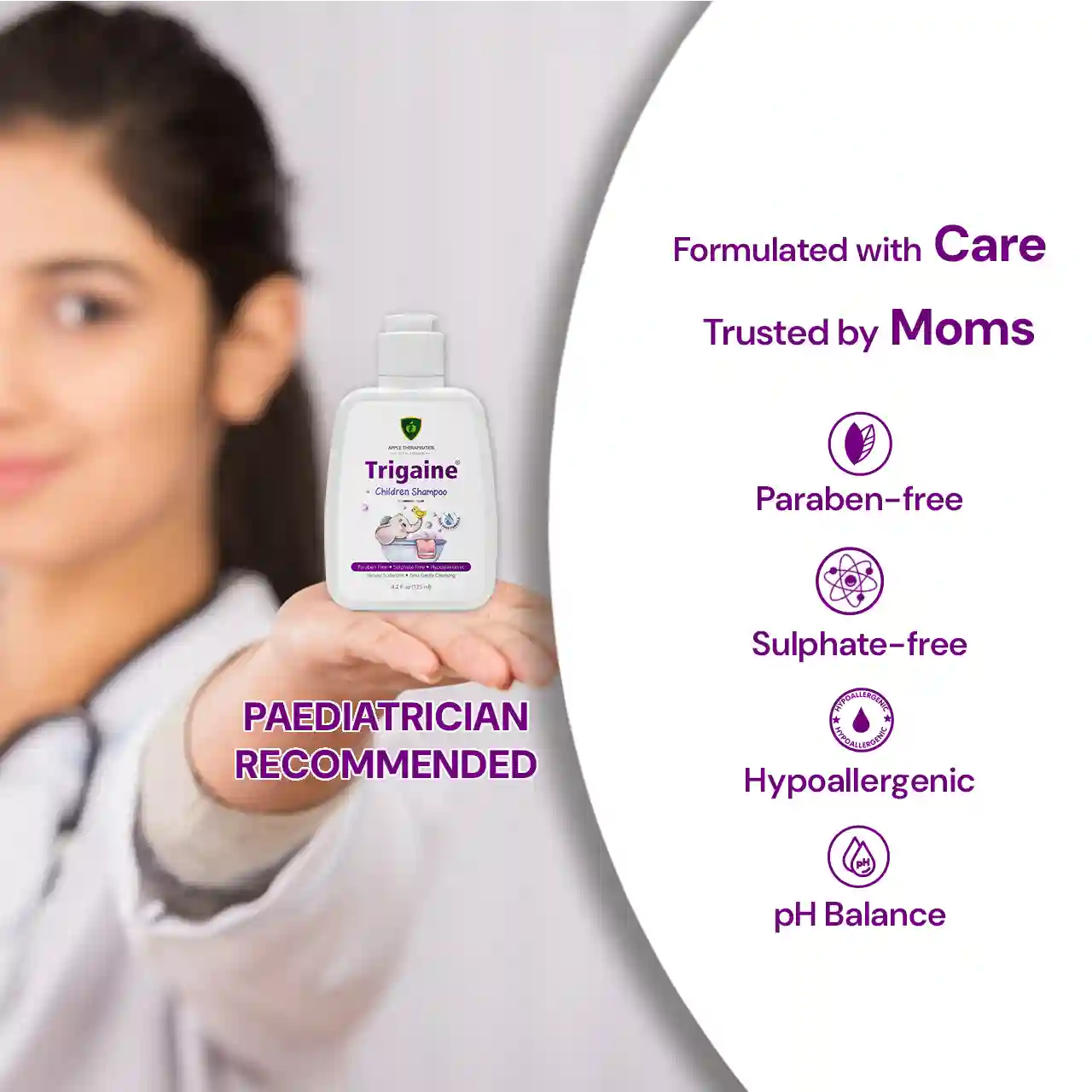 trigaine pediatrician recommended baby shampoo