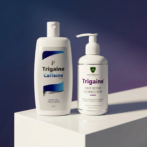 Trigaine Hair Strengthening Combo | Caffeine Anti-Hair Fall Shampoo (200 ml) + Hair Bond Corrector