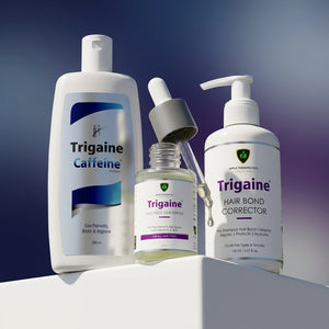 Trigaine hair care Combo Caffeine Shampoo, Hair Bond Corrector, and Frizz Serum