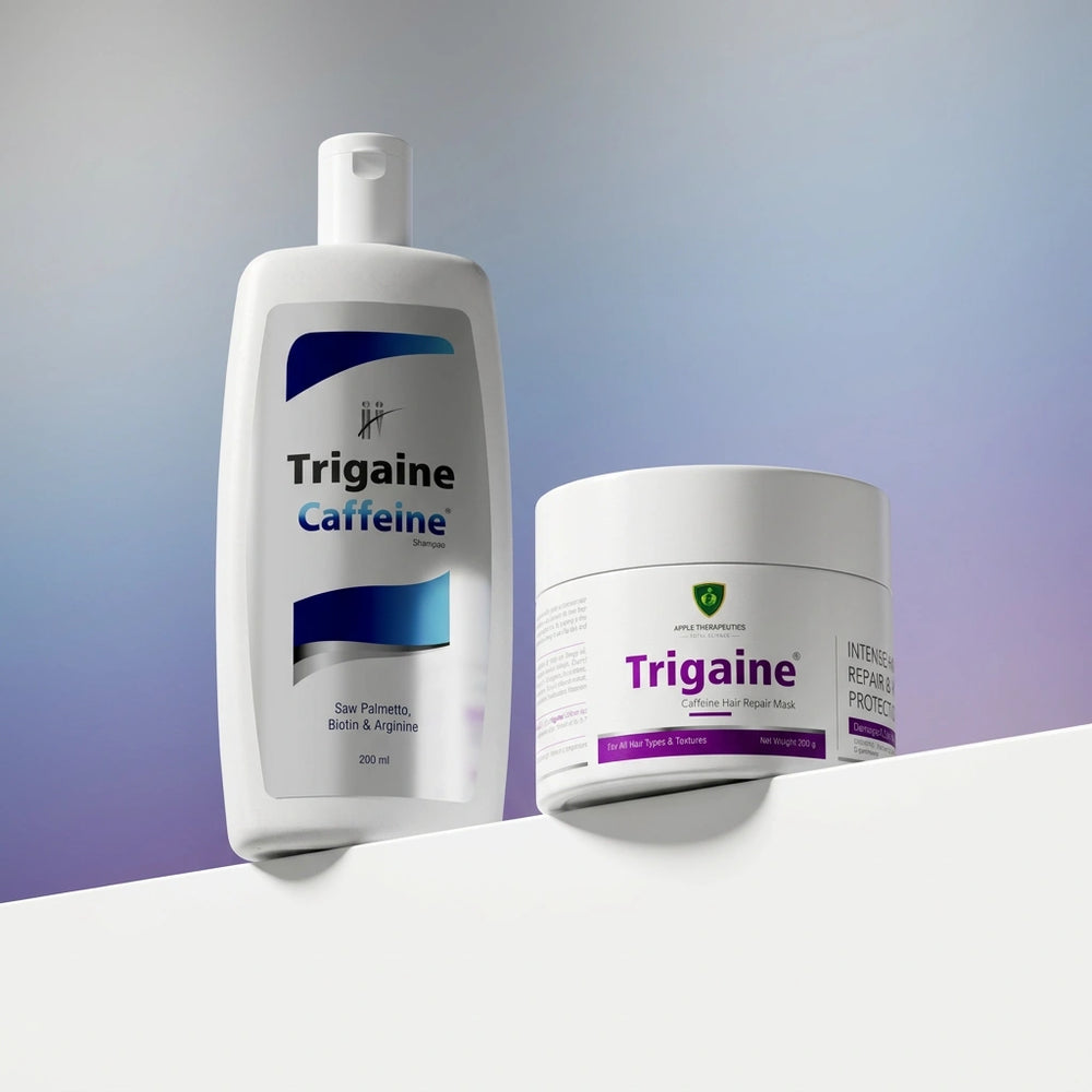 Trigaine hair care Combo Caffeine Shampoo, Hair Repair Mask