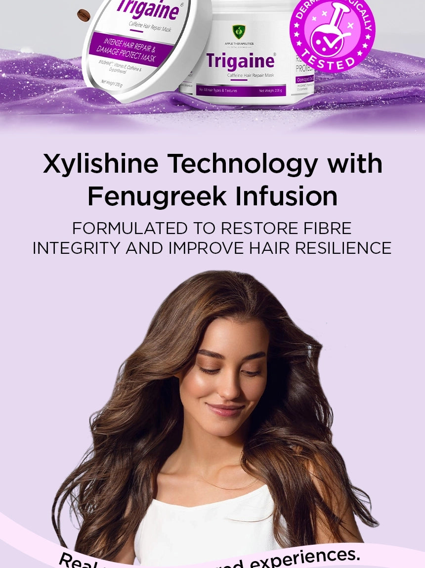 Caffeine hair repair