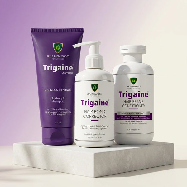 Trigaine Intensive Hair Repair Combo | pH Shampoo + Hair Bond Corrector + Hair Repair Conditioner