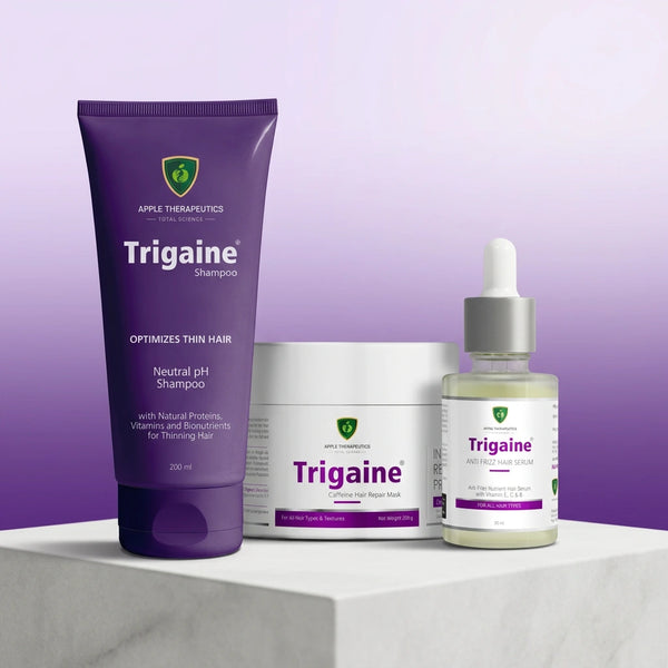 Trigaine Complete Hair Repair Routine | pH Shampoo + Hair Repair Mask + Anti-Frizz Serum