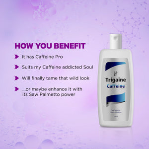 TRIGAINE CAFFEINE SHAMPOO | HAIR FALL CONTROL SHAMPOO