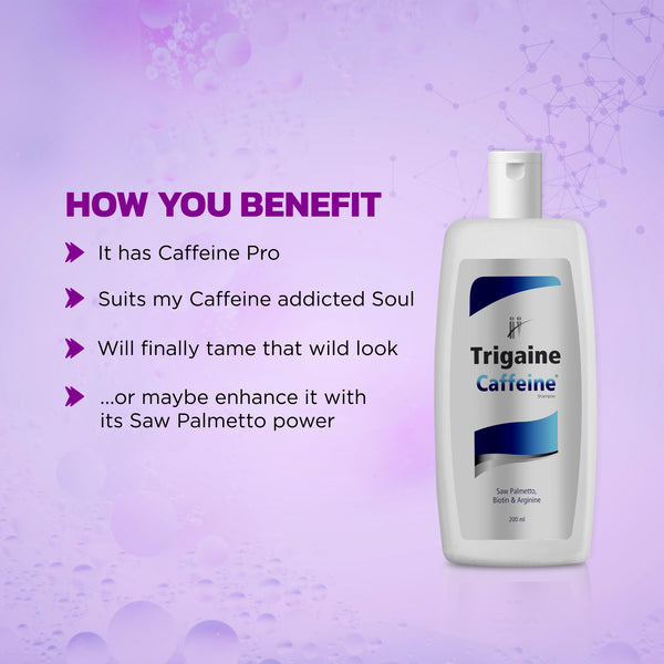 TRIGAINE CAFFEINE SHAMPOO | HAIR FALL CONTROL SHAMPOO