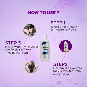 TRIGAINE CAFFEINE SHAMPOO | HAIR FALL CONTROL SHAMPOO
