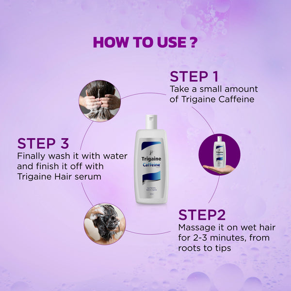 TRIGAINE CAFFEINE SHAMPOO | HAIR FALL CONTROL SHAMPOO