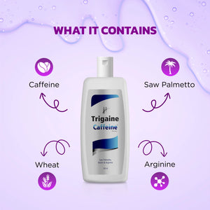 TRIGAINE CAFFEINE SHAMPOO | HAIR FALL CONTROL SHAMPOO