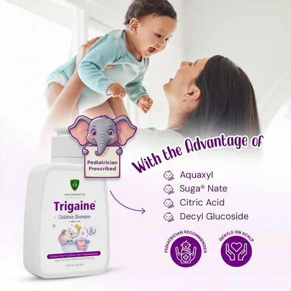 advantage of trigaine children shampoo for baby