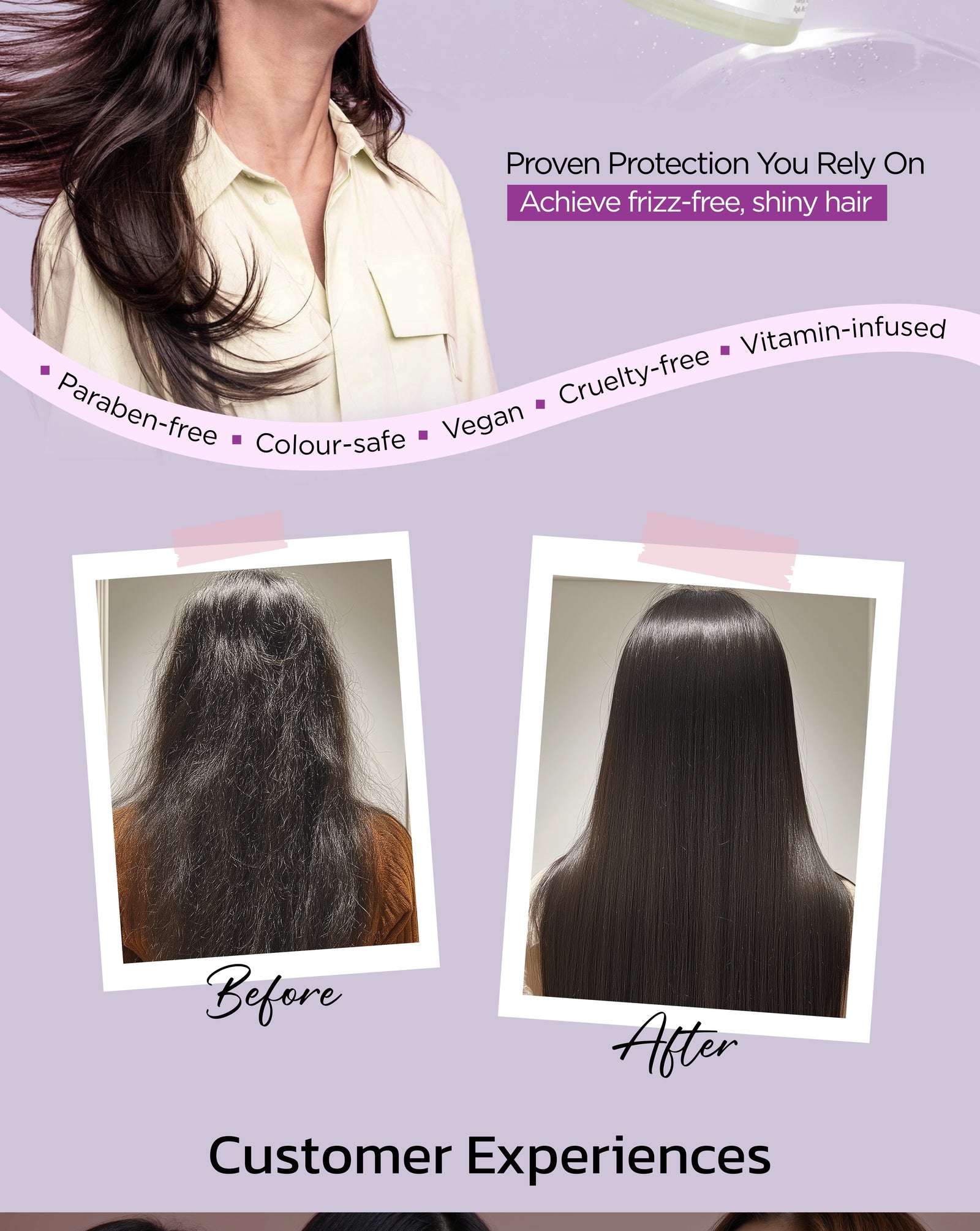 customer Anti-frizz experience
