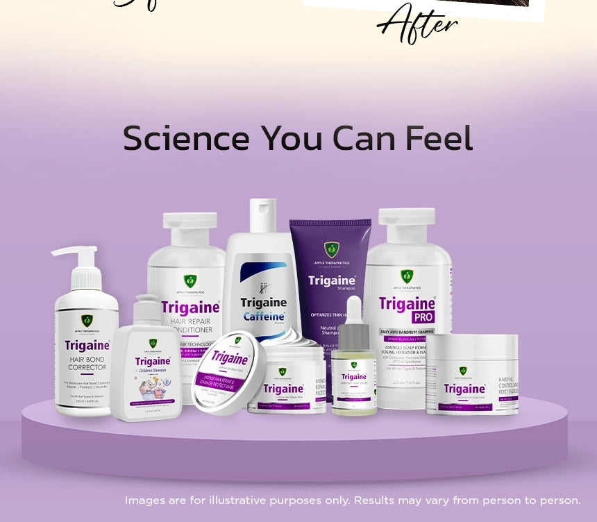 Collection of Trigaine products