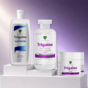 Trigaine Hair Fall Control & Repair Combo | Caffeine Shampoo 200ml, Mask 200g & Repair Conditioner 200ml