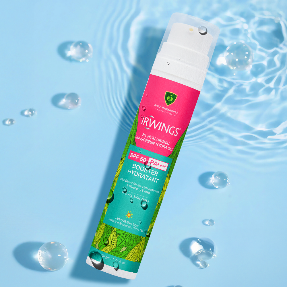 IRWINGS 2% HYALURONIC ACID SUNSCREEN GEL SPF 50 PA++++ - Trigaine