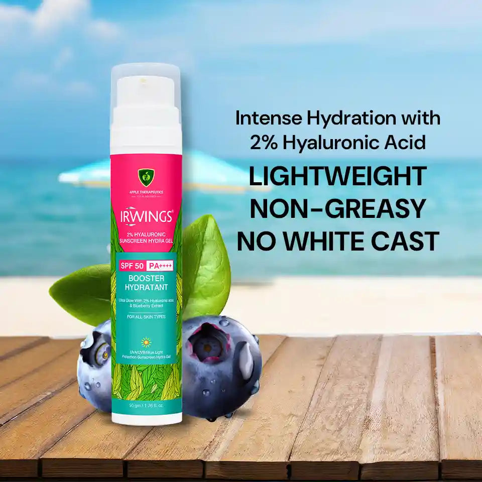 Irwings 2% Hyaluronic Acid Sunscreen gel
