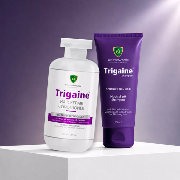 Trigaine Neutral pH Shampoo & Hair Repair Conditioner Combo | 200ml Each