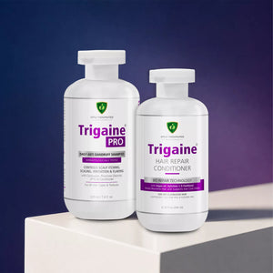 Trigaine Hair Repair Combo | Anti-Dandruff Shampoo 225ml + Bio Repair Conditioner 200ml